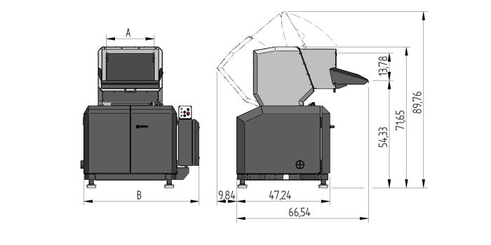 400 "Open-Hearted" Dimensional drawing/layout