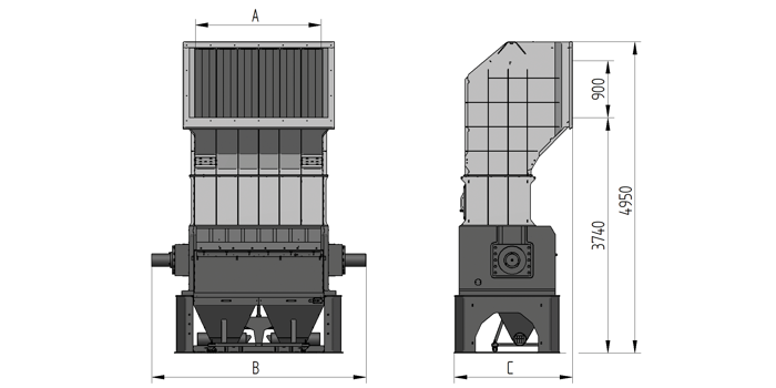 Série 800 Dimensions