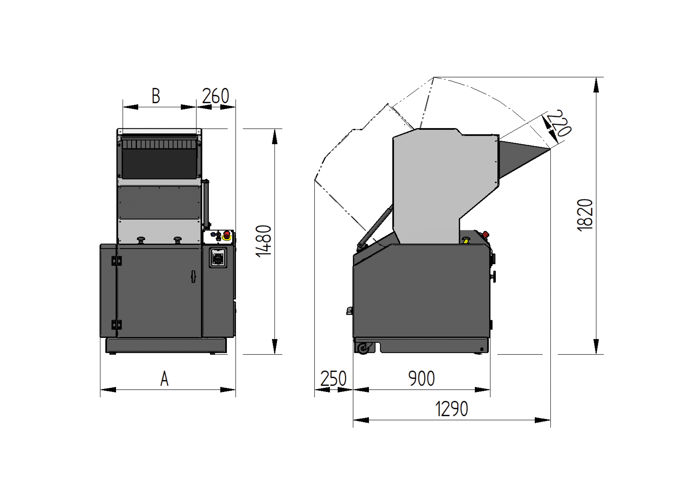 200 Series Dimensional drawing/layout